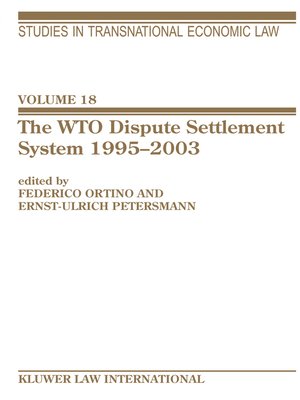 cover image of The WTO Dispute Settlement System 1995–2003